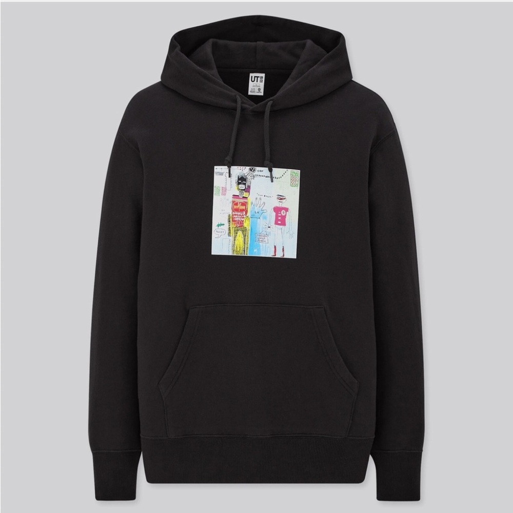 Uniqlo x Basquiat Black Graphic Hoodie